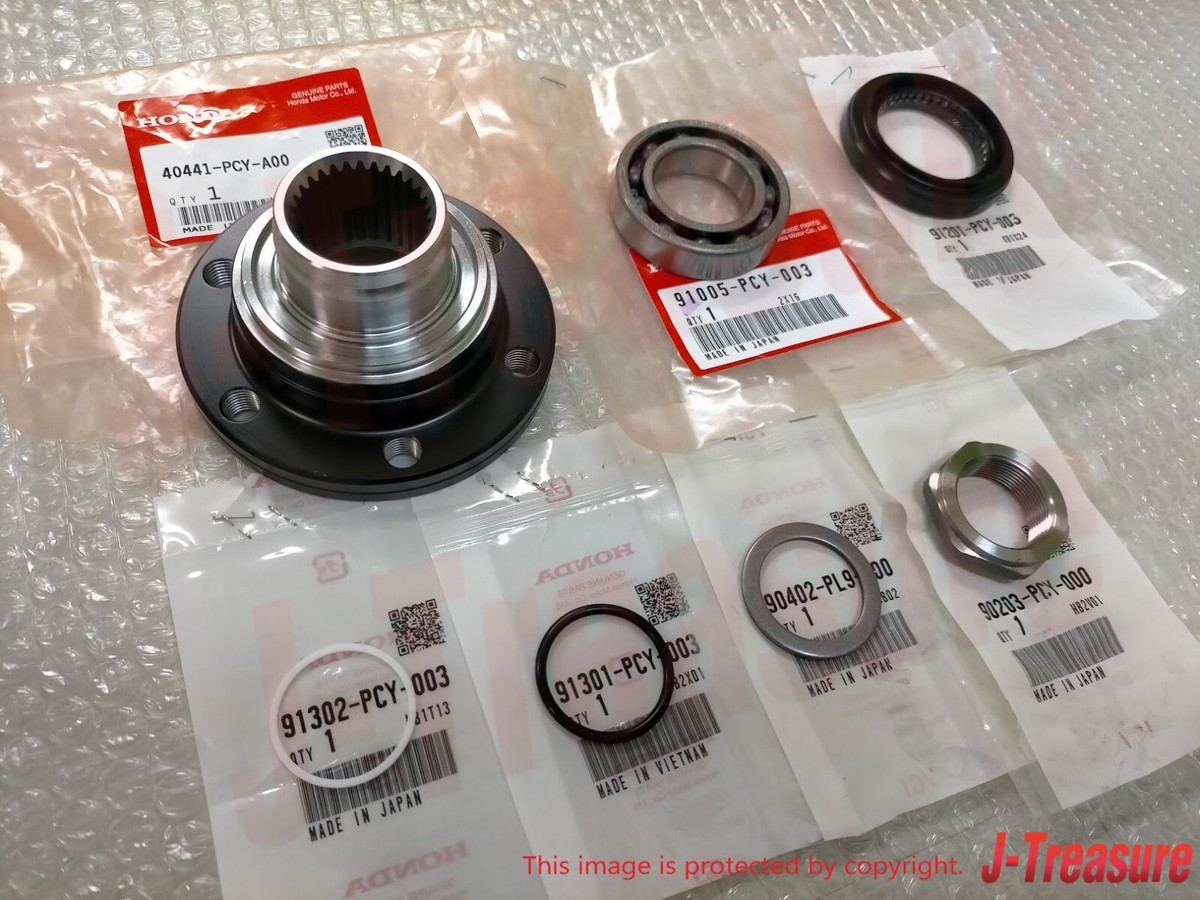 HONDA S2000 04-09 Genuine Secondary Shaft Flange & Bearing & Oil