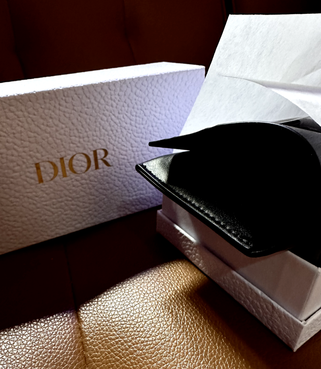 DIOR BOX AND SUNGLASSES EYEGLASSES CASE ONLY Full Box Set Black