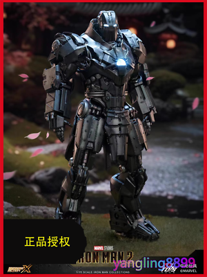 ZD Toys Iron Man Whiplash MARK II Action Figure Wth Light MK2