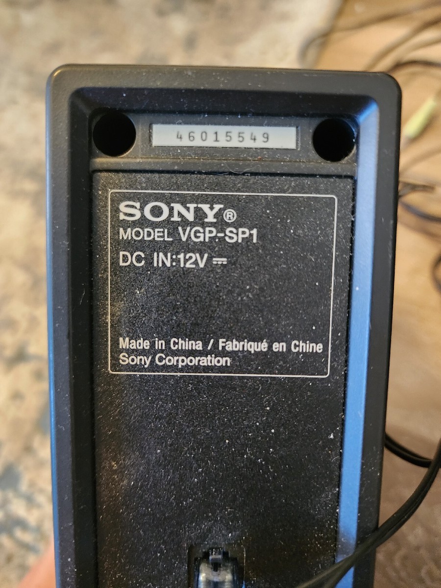 SONY Vaio Computer Speaker Sound System PCVA-SB1 & VGP-SP1