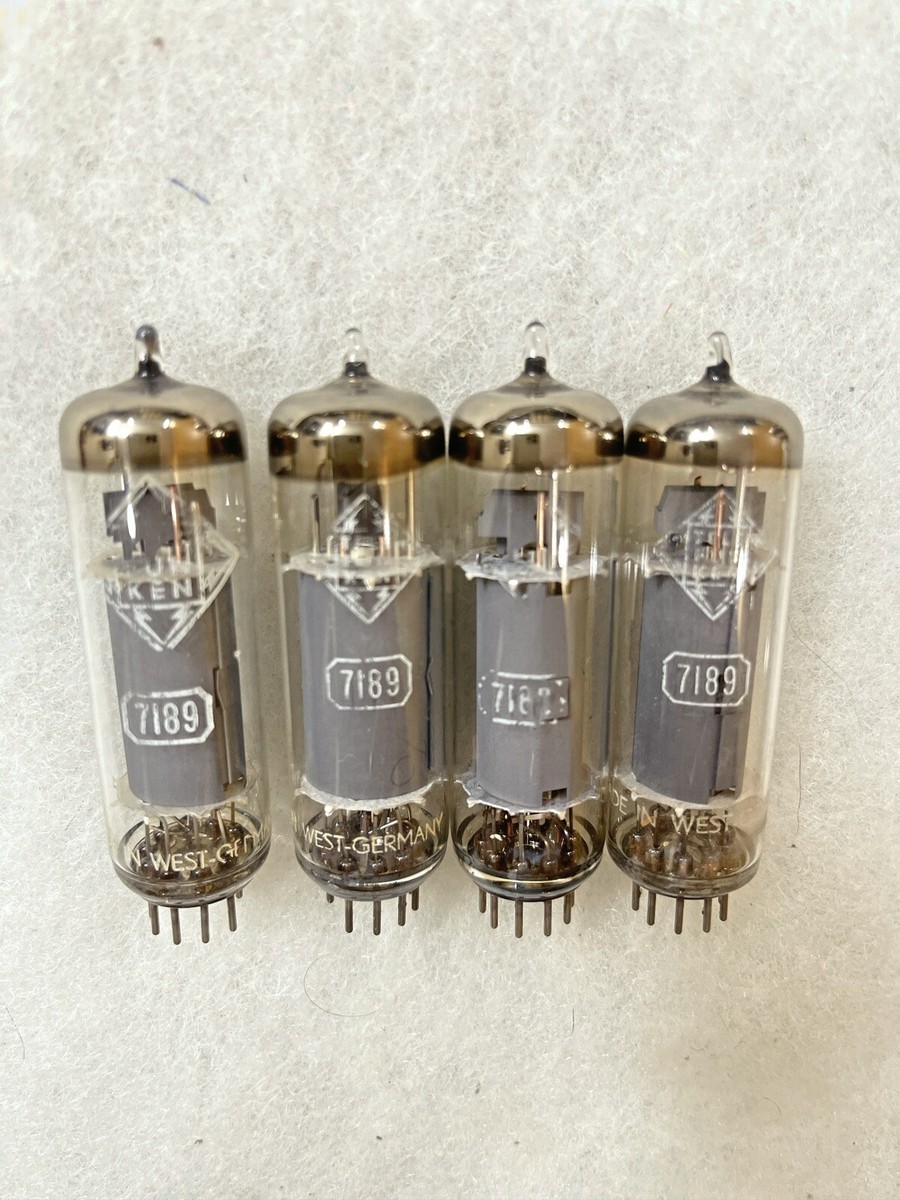 Telefunken 7189 EL84 6BQ5, Rare Tested NOS, Working Perfectly On