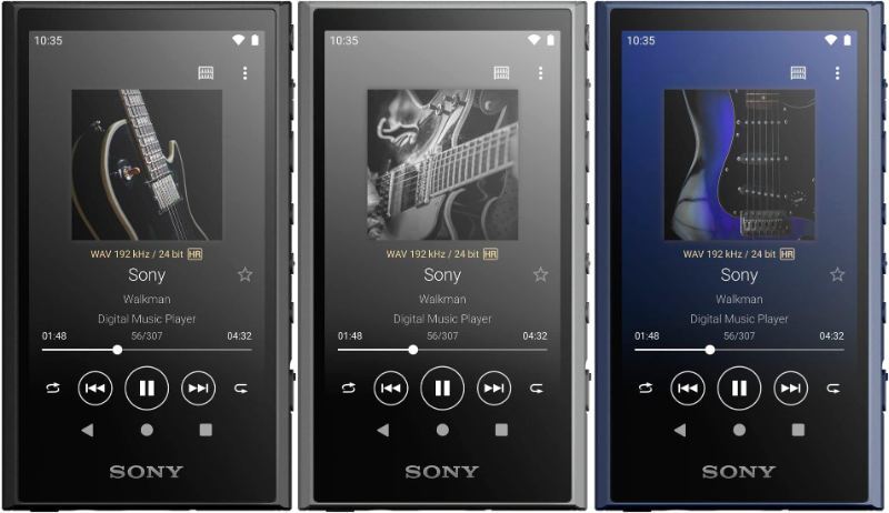 Sony NW-A306 Black Gray Blue 32GB Hi-Res A300 Series Walkman Audio