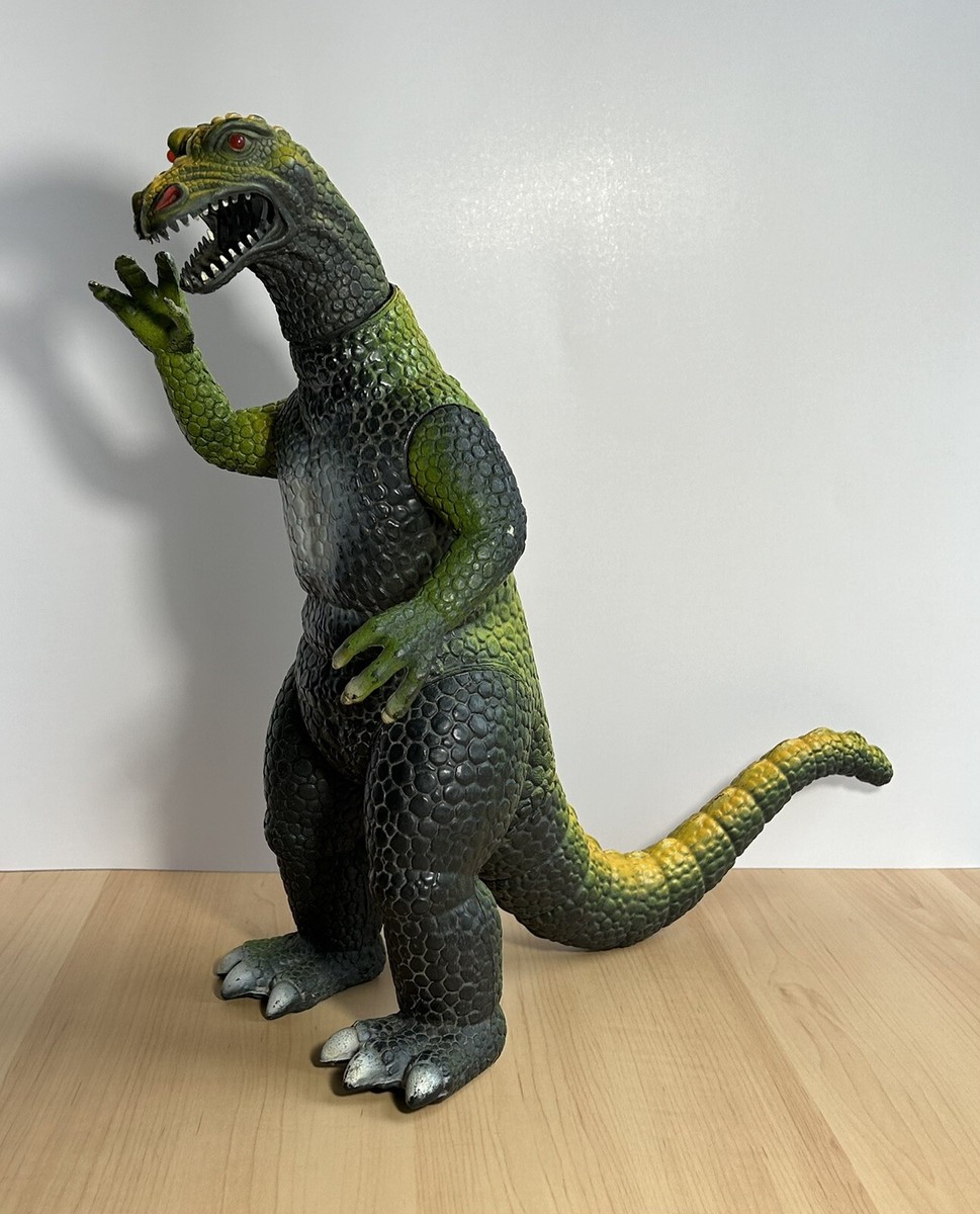 Vintage 15 Inch Godzilla Figure 1986 Eyes Light Up And Roars! RARE