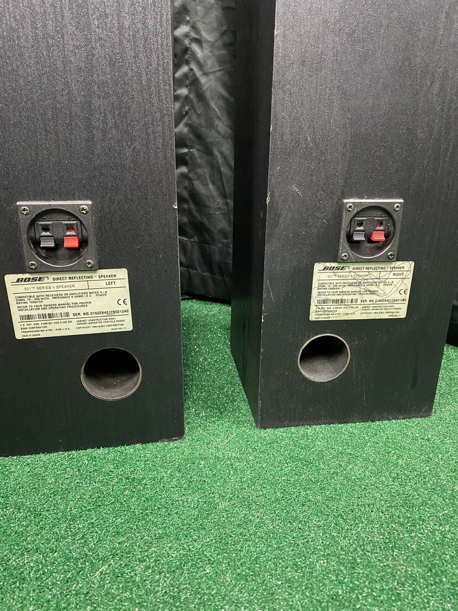 Set of 2 Bose 501 SERIES V Direct Reflecting Speaker Left & Right