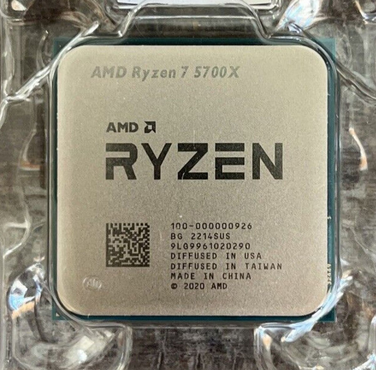 AMD Ryzen 7 5700X AM4 CPU Processor 65W 3.4 GHz up to 4.6GHz 8
