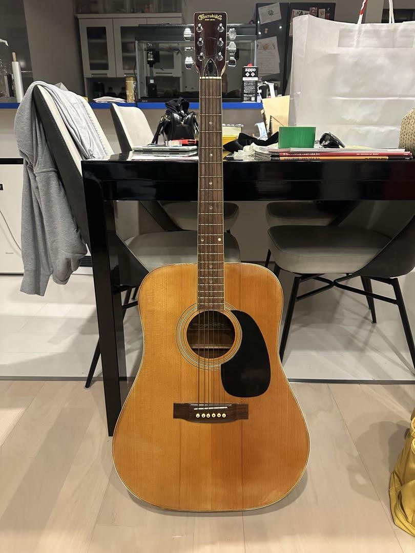 Acoustic Guitar Kiso Suzuki & Co. W-156 1951 Natural Spruce Body