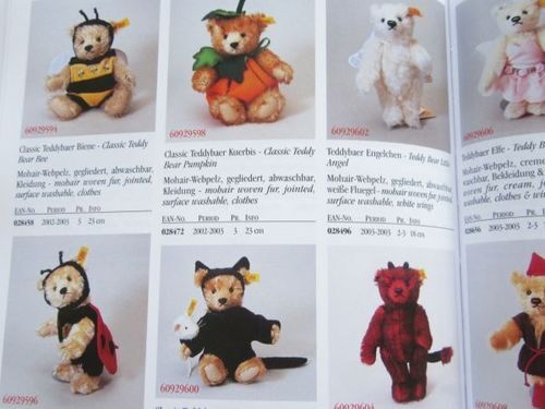 Steiff Sortiment 1947 - 2003 Teddy Bear all-color collection of