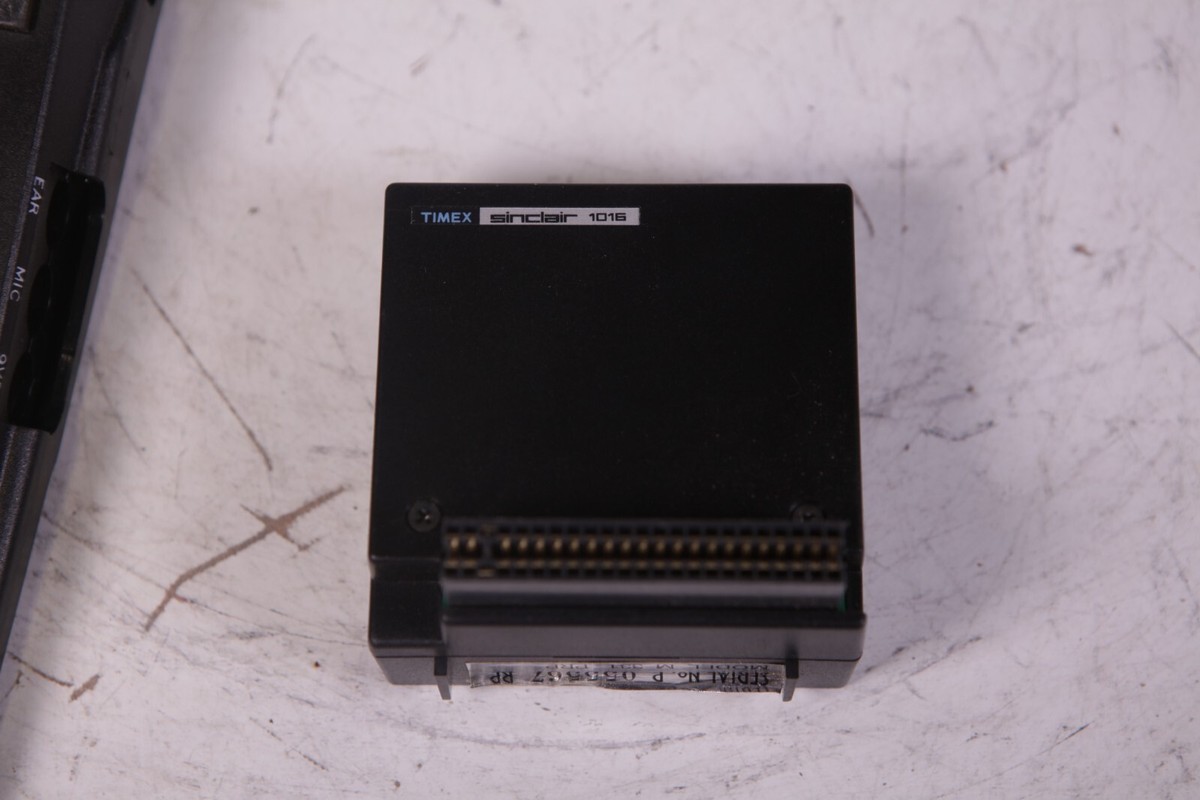 Sinclair ZX8I Basic Programming w/ Timex 1016 Module As Is For