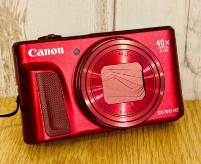 Exc+4 in Box] Canon PowerShot SX720 HS Red 20.3MP Compact Digital