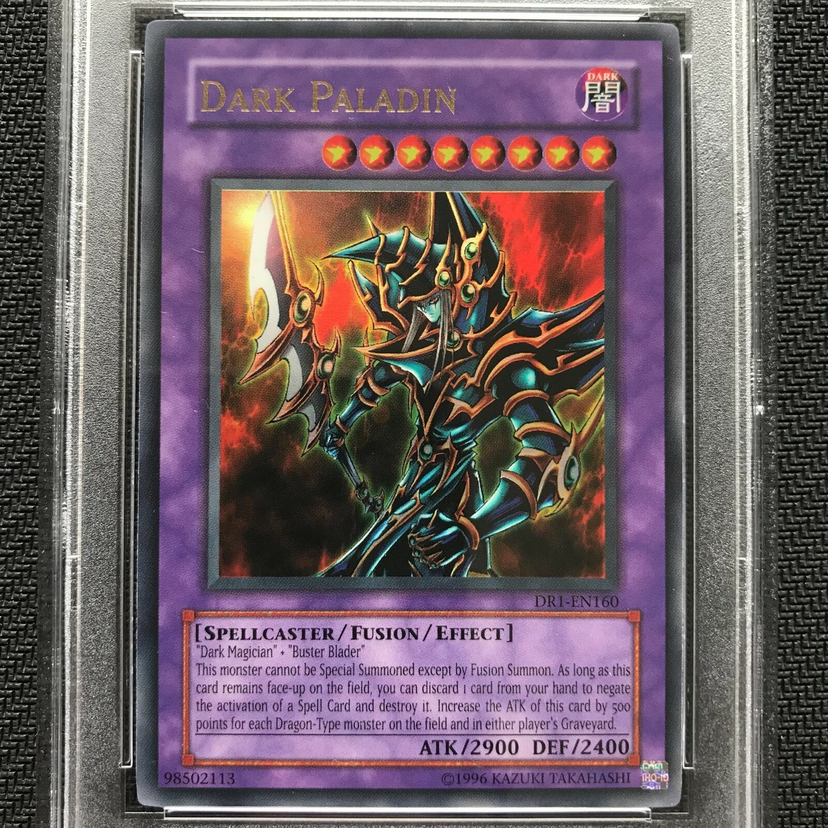 Dark Paladin DR1-EN160 Ultra Rare - PSA 10 GEM MINT - Dark