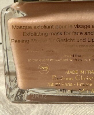 Dior Prestige LE SUCRE DE GOMMAGE Exfoliating Polishing Scrub Mask