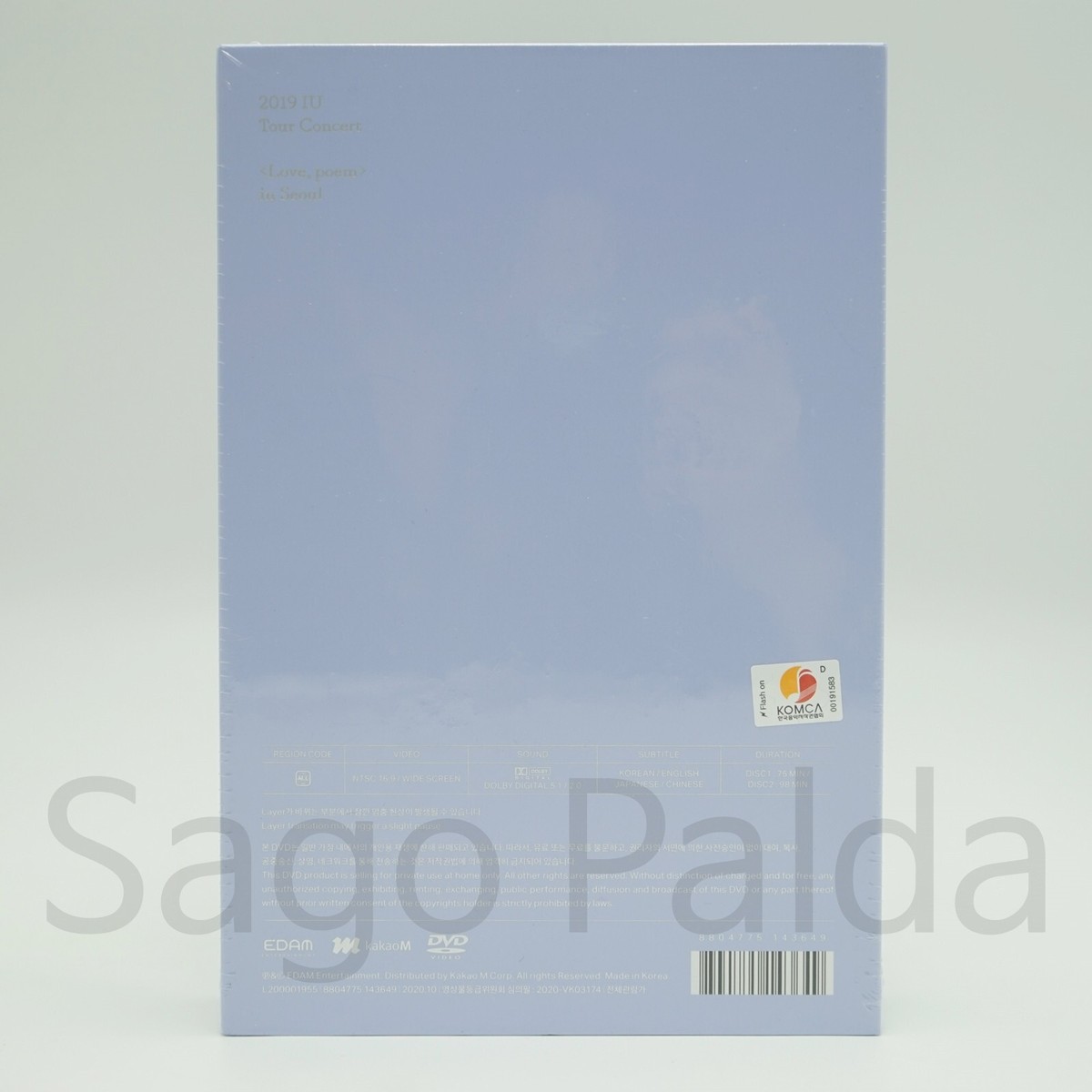 New Sealed IU - Love, Poem in Seoul DVD - 2019 IU Tour Concert | eBay
