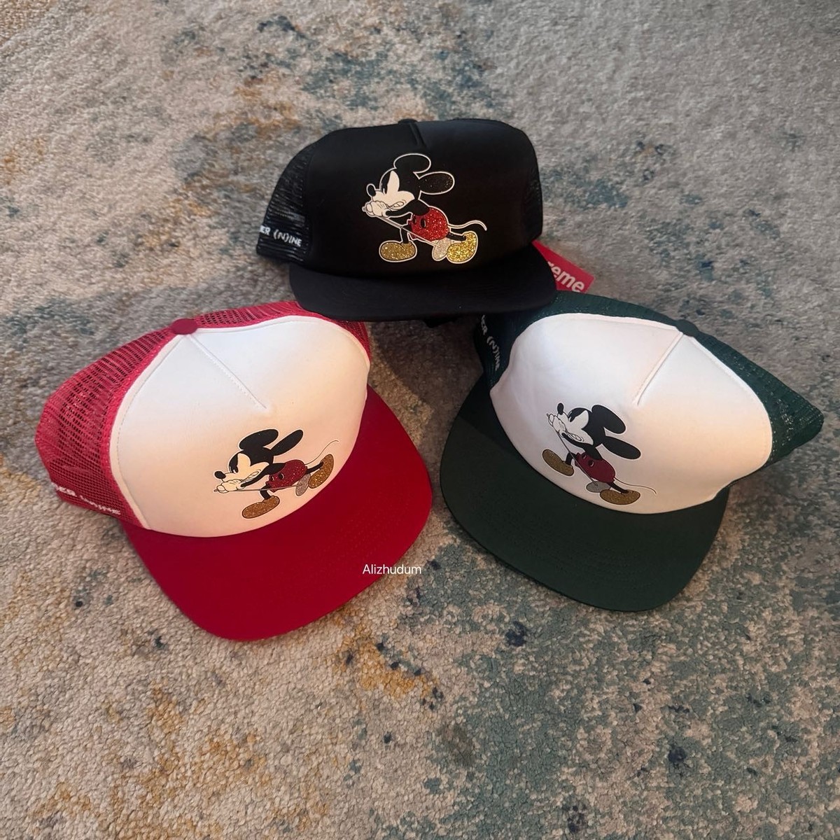 SUPREME FW25 NUMBER(N)INE MICKEY MESH BACK 5-PANEL TRUCKET HAT