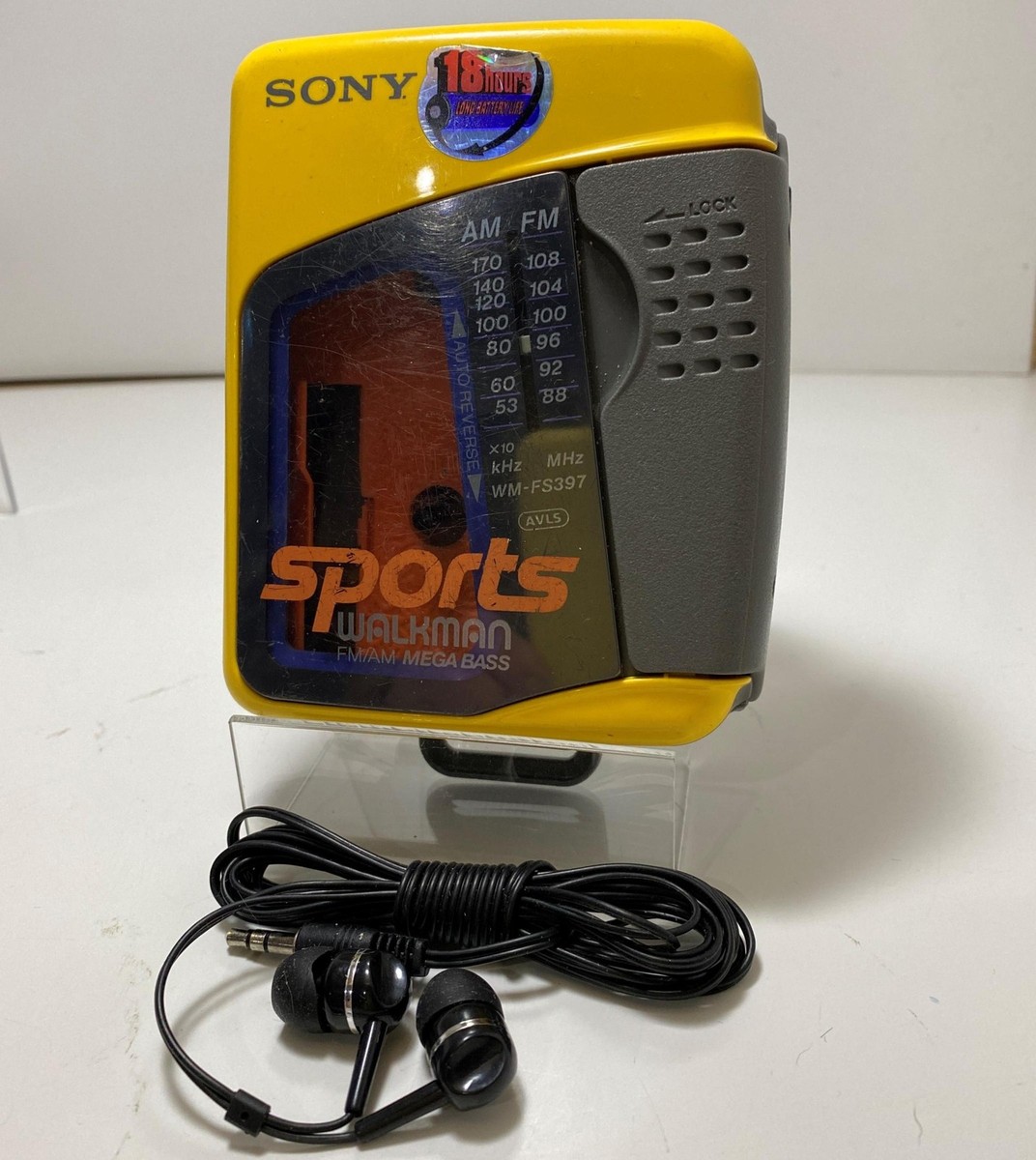 Vintage Rare Sony Sports Walkman AM/FM Stereo Cassette Player (WM