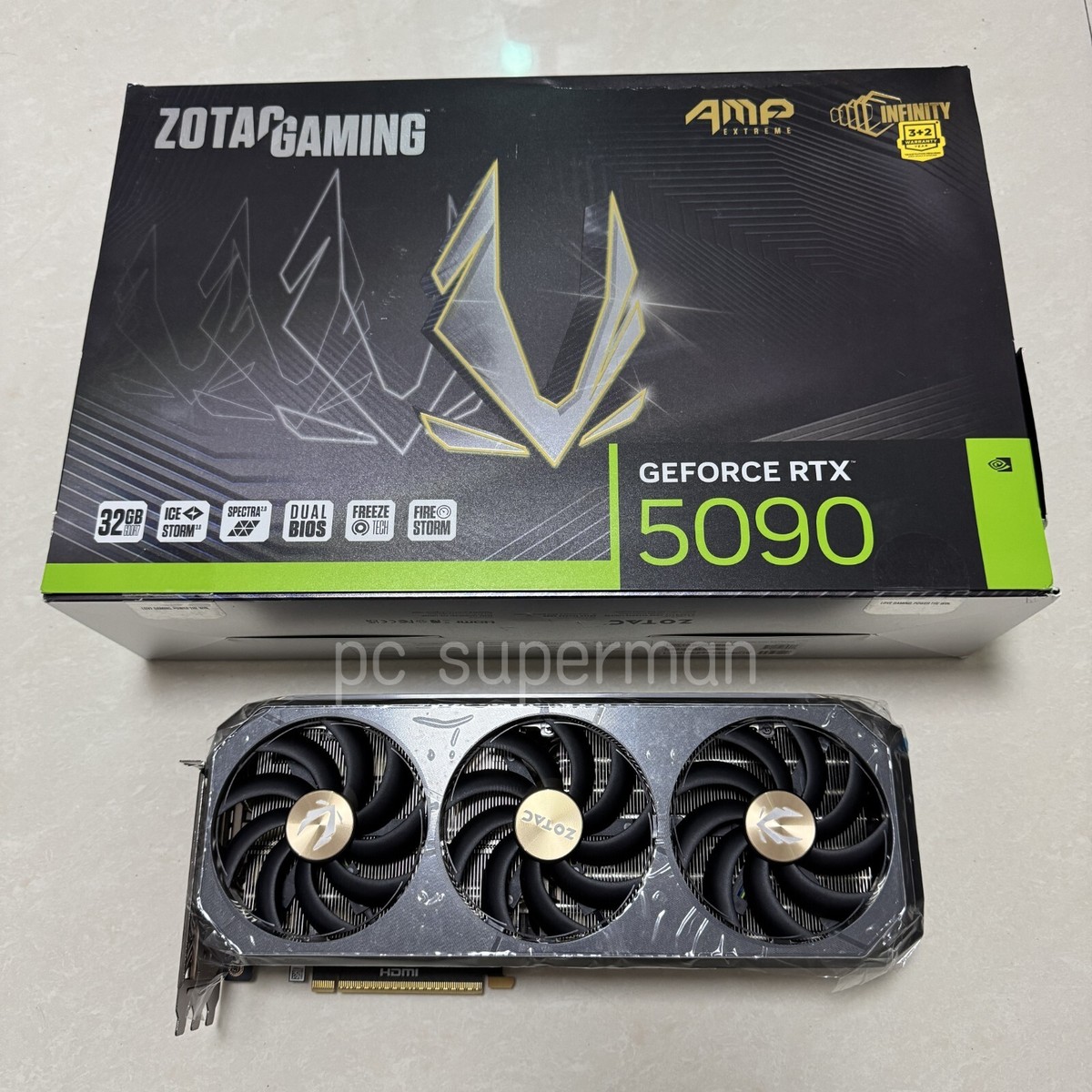 ZOTAC GAMING Geforce RTX 5090 AMP (No Core, No VRAM) With Box