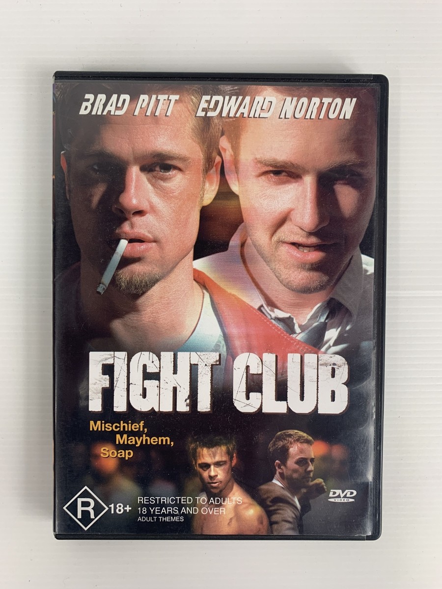 Fight Club DVD R4 Brad Pitt Edward Norton Helena Bonham Carter