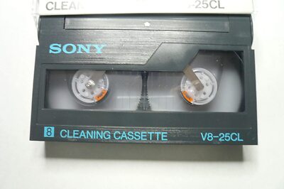 Sony 8mm/Hi8/Digital8 Camcorder Video Head Cleaning Cassette (V8