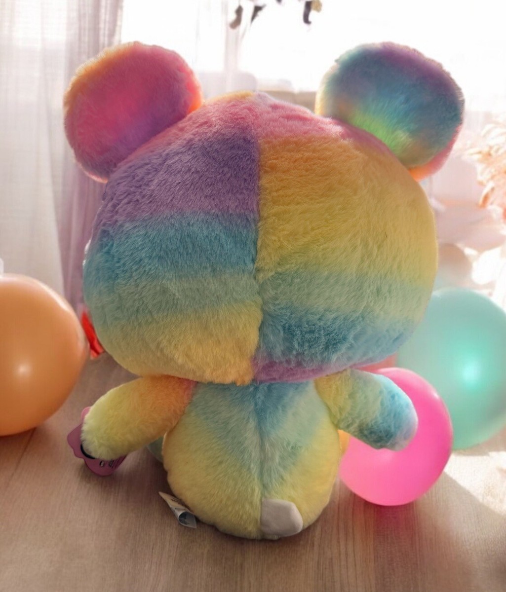 Hello Kitty 17.5” Rainbow Sherbet Teddy Bear Plush Official / BTS