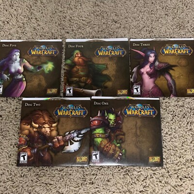 World Of Warcraft Original Box PC Game Blizzard (2004) Complete