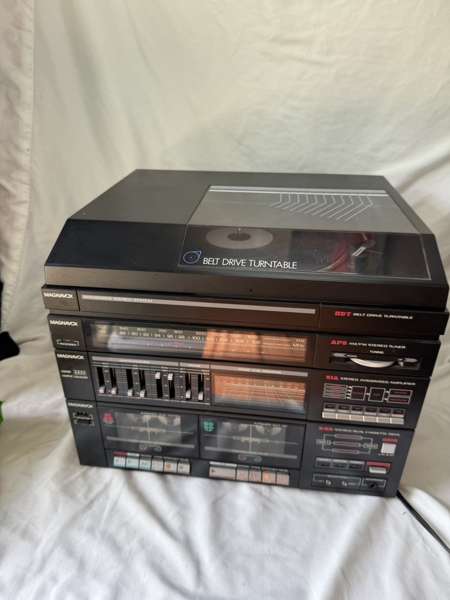 Magnavox Model MX 1820 Integrated Stereo Belt Drive Vintage | eBay
