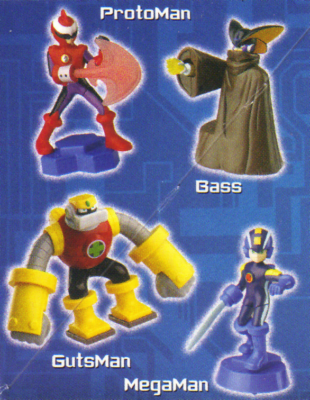2005 MEGAMAN EXE HAPPY MEAL TOY'S COMPLETE SET LIMITED EDITION SET