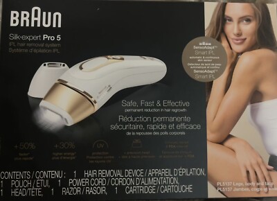 Braun Silk-Expert Pro 5 PL5137 IPL Permanent Hair Removal System