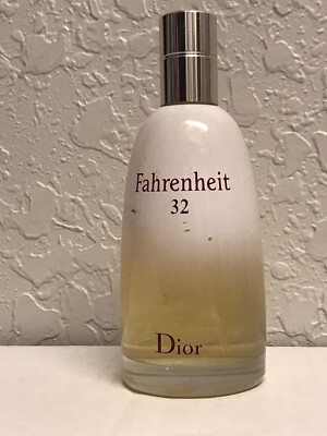 FAHRENHEIT 32 CHRISTIAN DIOR 3.4 FL OZ 100 ML EAU DE TOILETTE