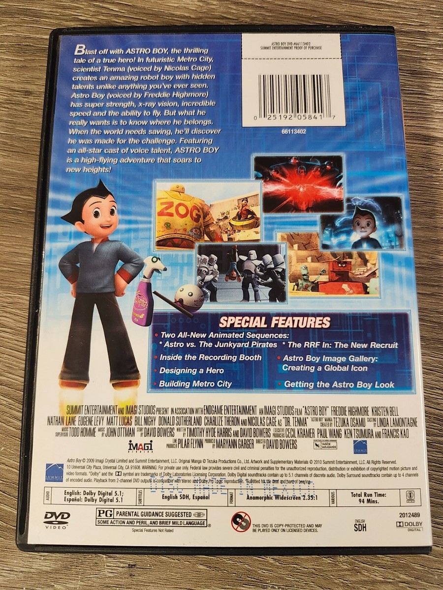 Astro Boy the movie (2009) / anime on DVD from Summit