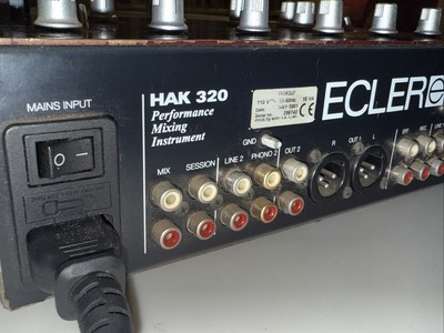 Ecler HAK 320 DJ Mixer Audio audiophile record player turntable