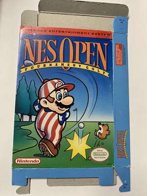 NES OPEN Tournament Golf Nintendo NES box only | eBay