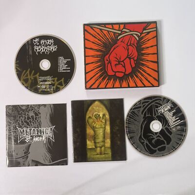 Metallica - St. Anger (CD + DVD, 2003, 2-Disc) Booklet Japan Sicp