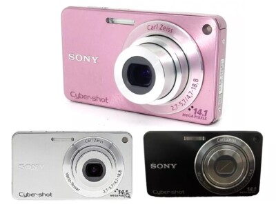 SONY Cyber-Shot DSC-W350 Digital Camera 4x Optical Zoom 14.1MP 100