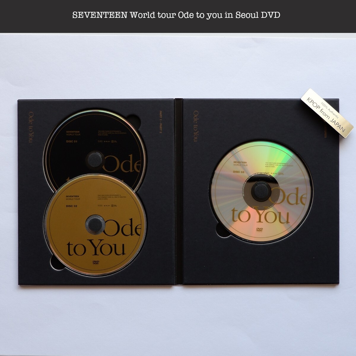 SEVENTEEN World Tour Ode to you in Seoul DVD Japan edition