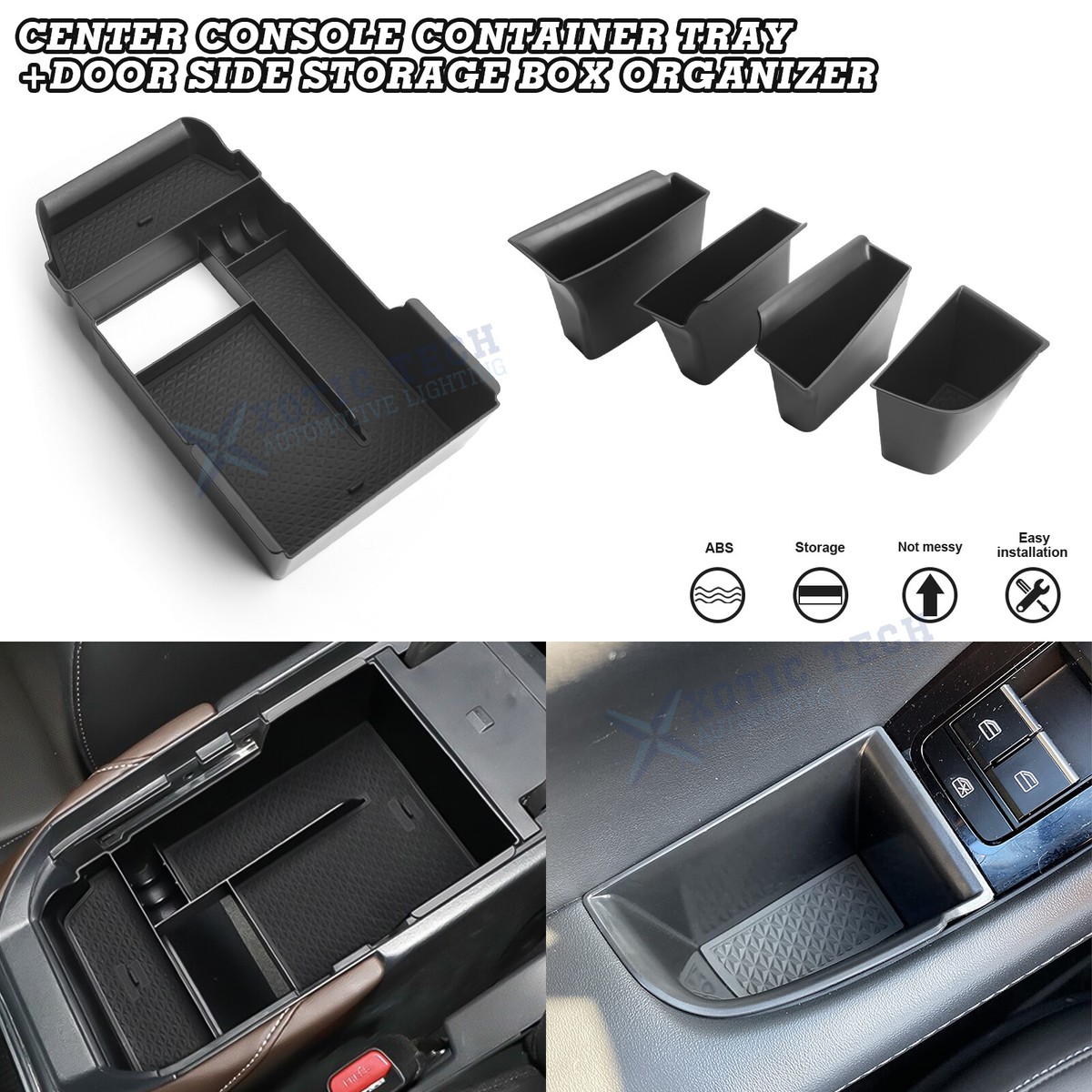 For Mazda CX-30 2020-2026 Car Armrest Door Grab Tray Organizer