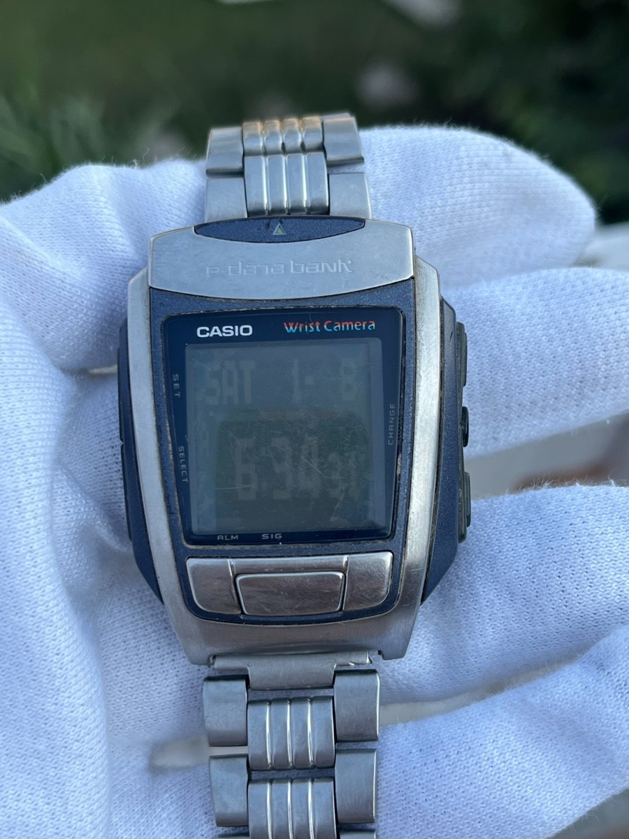 Vintage Casio Wrist Camera WQV-10 Dim Display Digital Japan Men's