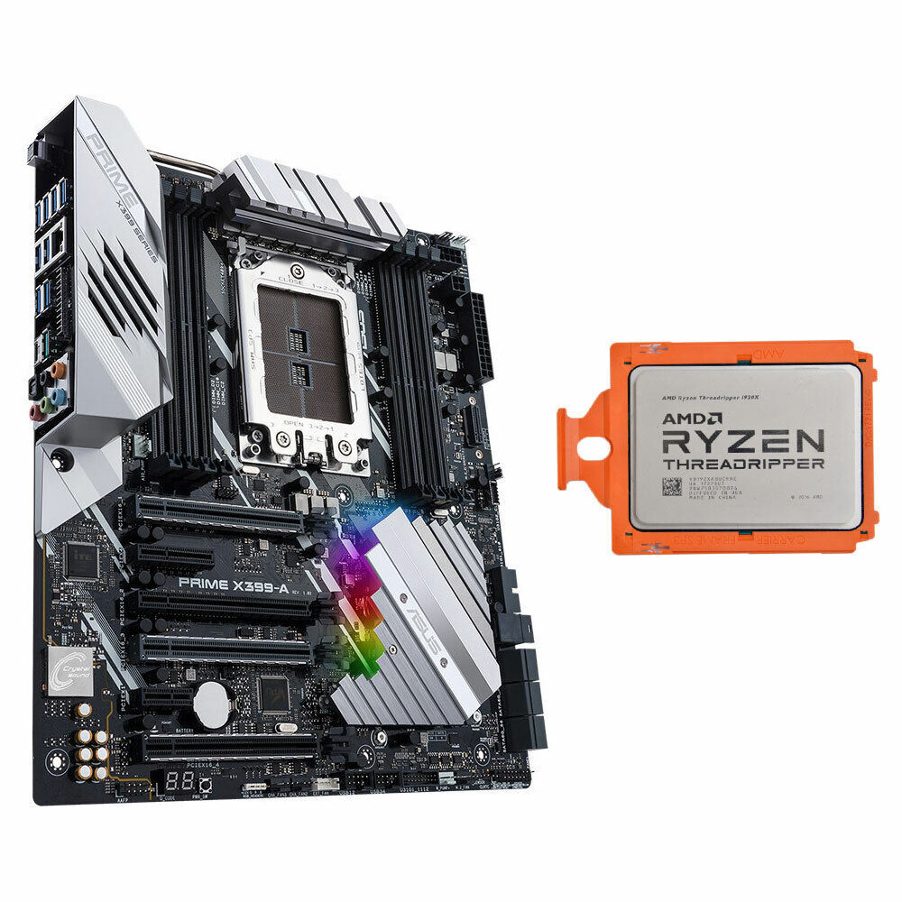 ASUS PRIME X399-A MotherBoard E-ATX + AMD Ryzen Threadripper 1920X