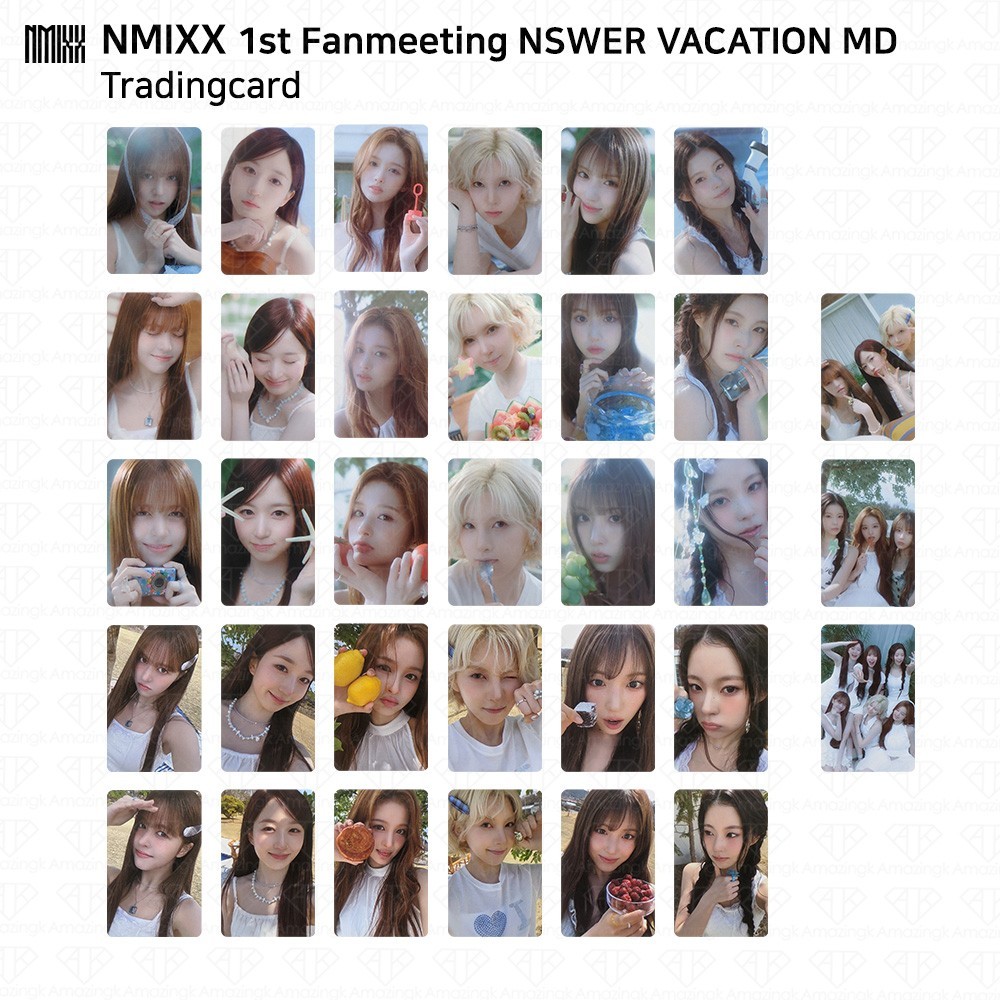 NMIXX 1st Fanmeeting NSWER Vacation MD Trading Card Photoccard