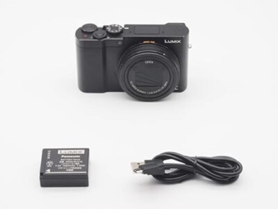 Panasonic Digital Camera Lumix TX Series DMC-TX1 Black 20.1MP