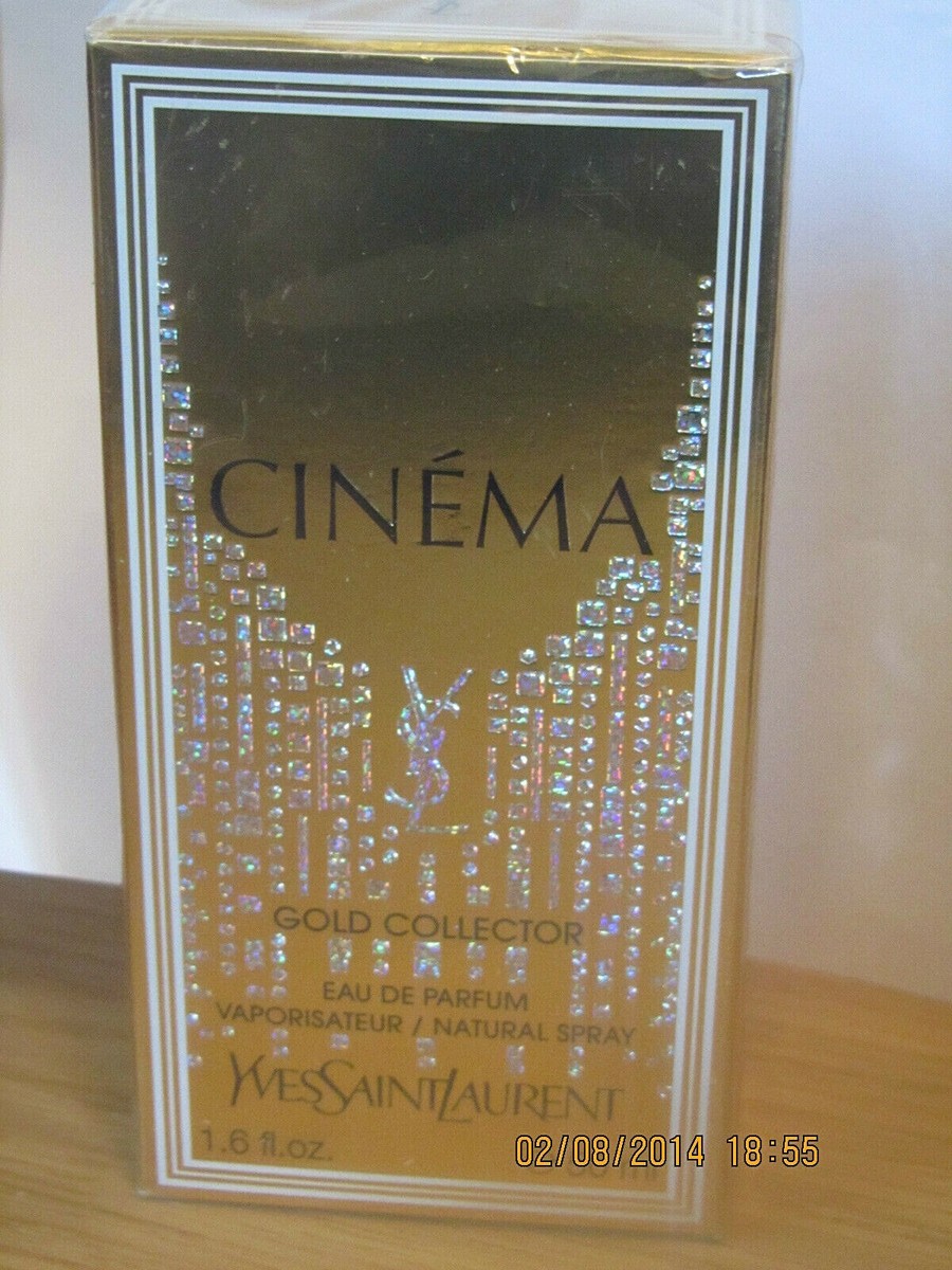 100% YSL Cinema GOLD COLLECTOR Eau De Parfum Spray 50ML
