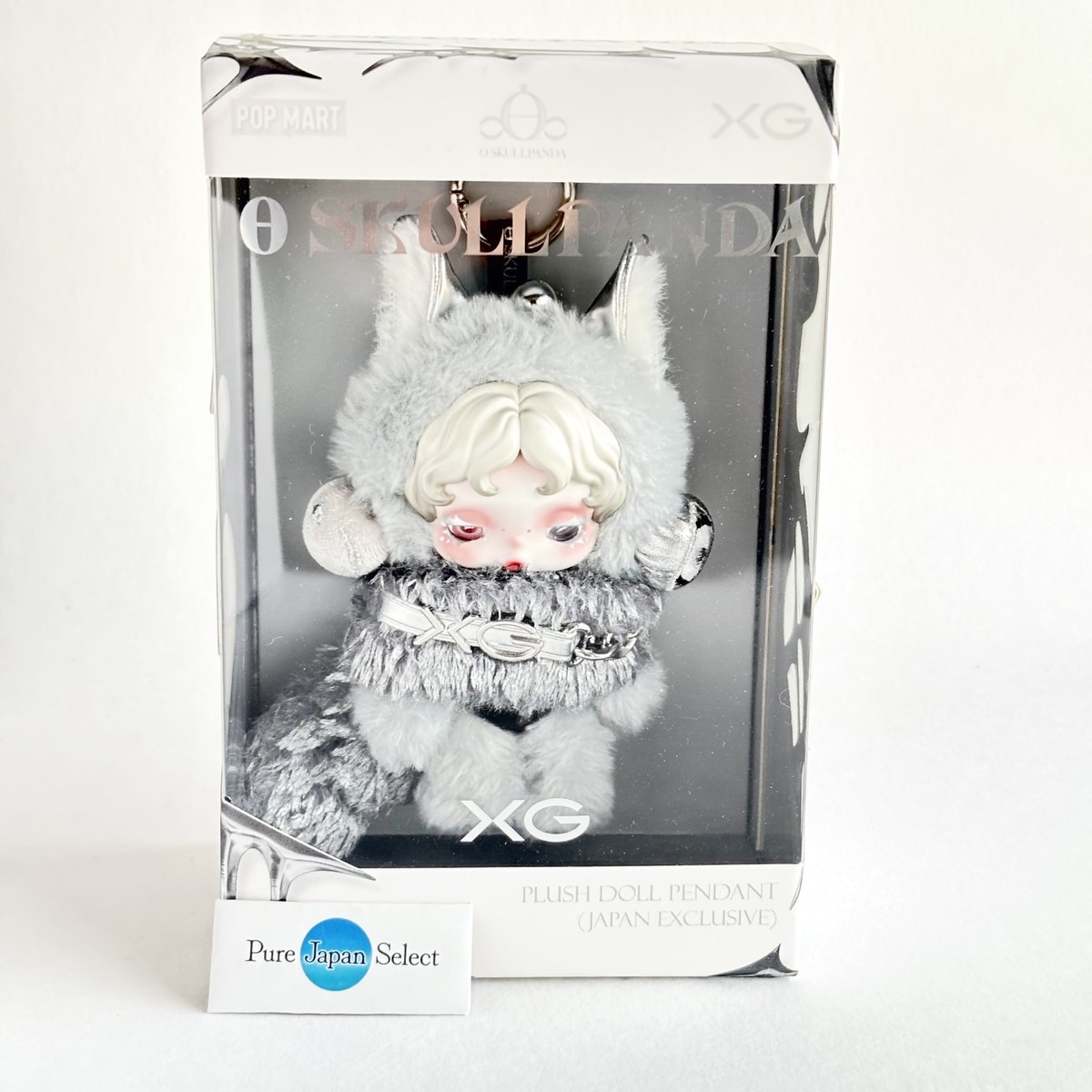 SKULLPANDA x XG Plush Doll Pendant POPMART Popup Alphaz NEW Japan