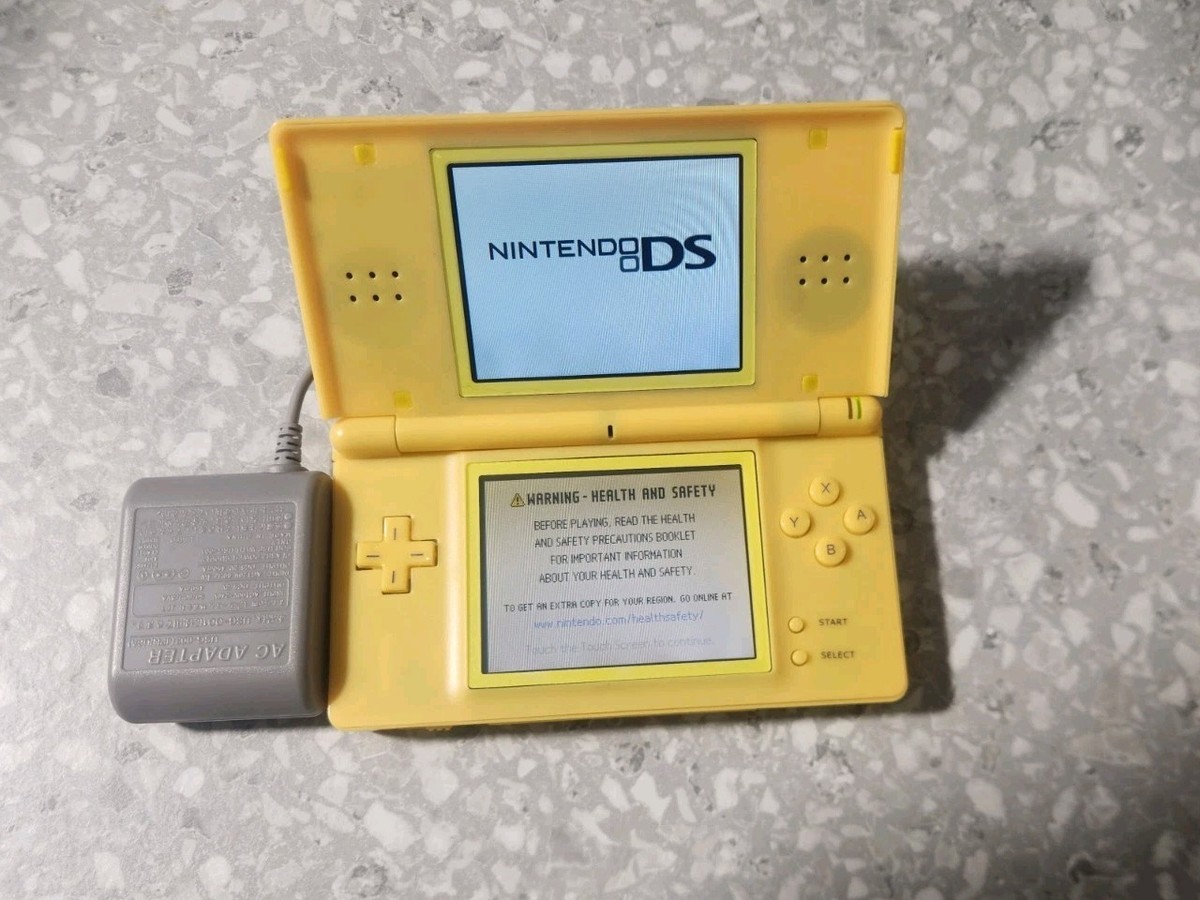 Nintendo DS Lite Pokémon Edition 4MB Yellow Handheld System for