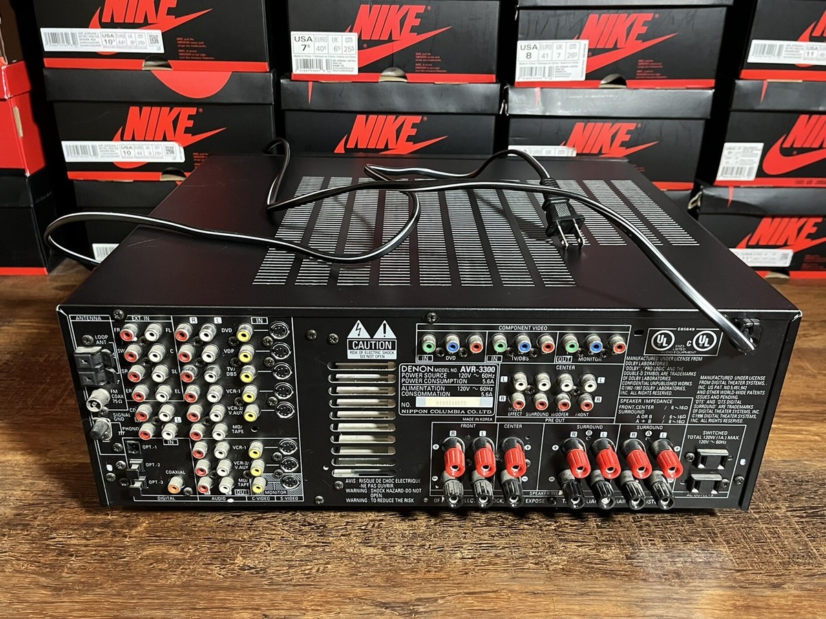 Denon AVR 3300 5.1 Channel 140 Watt Receiver Original Box No