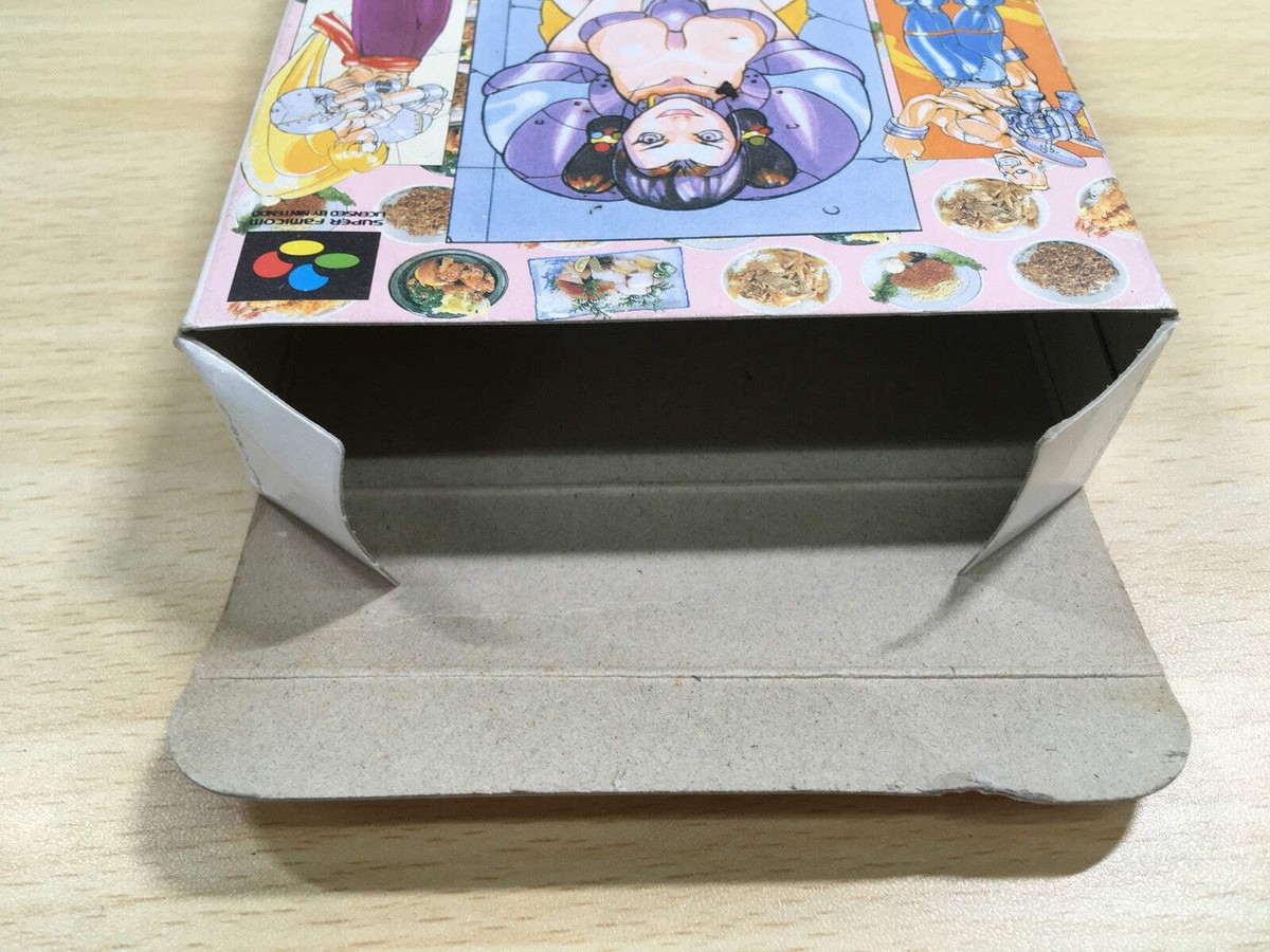UF1321 Gourmet Sentai Bara Yarou Bishoku BOXED SNES Super Famicom