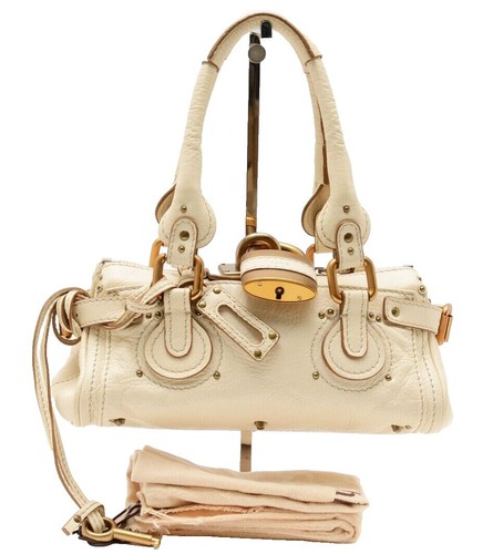 Archive Chloe Paddington Leather Handbag 00s w/Key, Dust bag | eBay