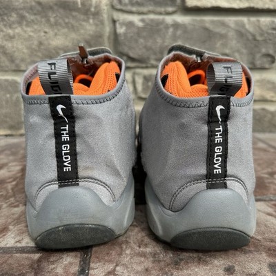 Nike Air Zoom Flight The Glove Mens 12 Shoe Gray Orange Sneakers