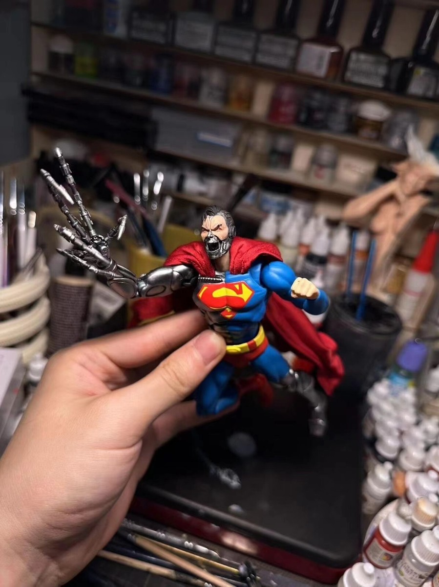 custom head sculpture and machinery hands for mafex superman | eBay