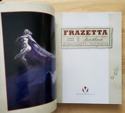 FRAZETTA SKETCHBOOK Vol 1 - 2013 FIRST PRINTING PAPERBACK