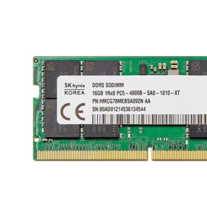SK Hynix 32GB (2X 16GB) DDR5 4800MHz PC5-38400 262-Pins Laptop