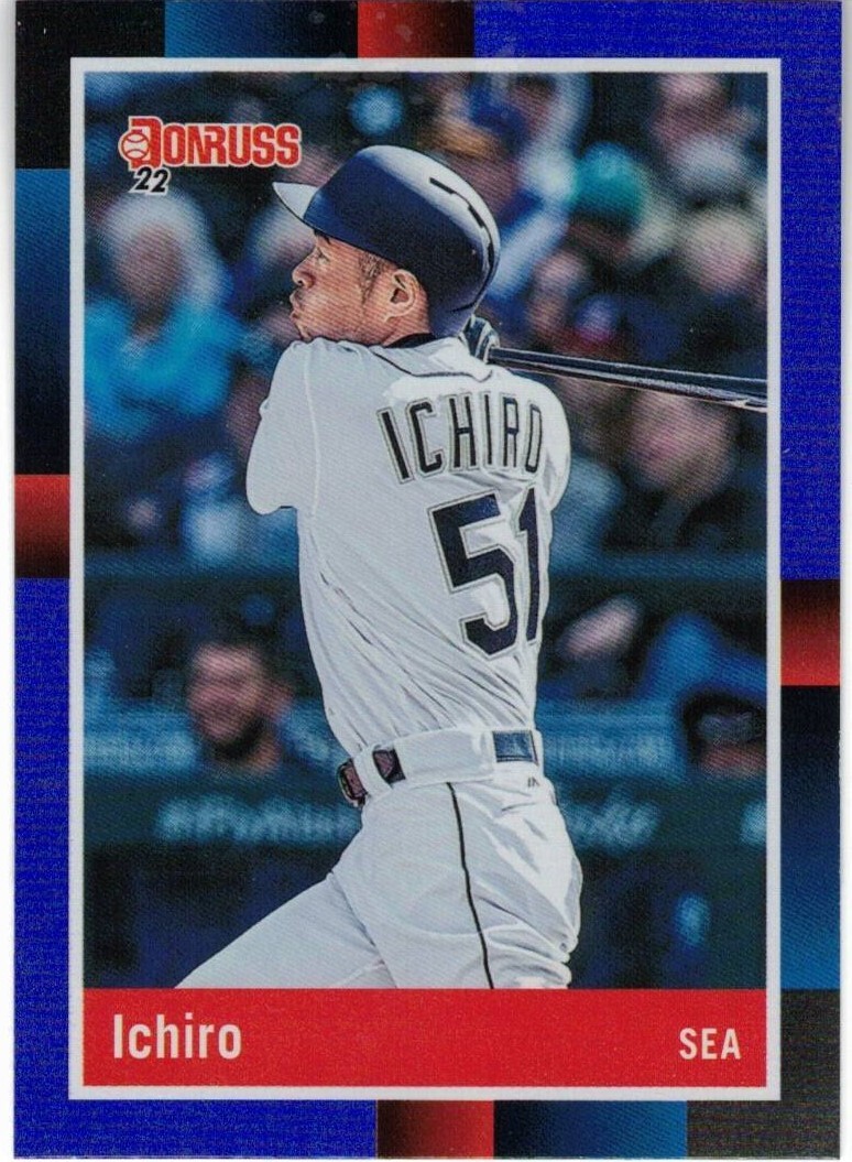 Ichiro 2022 Donruss Holo Blue Retro Variations | eBay
