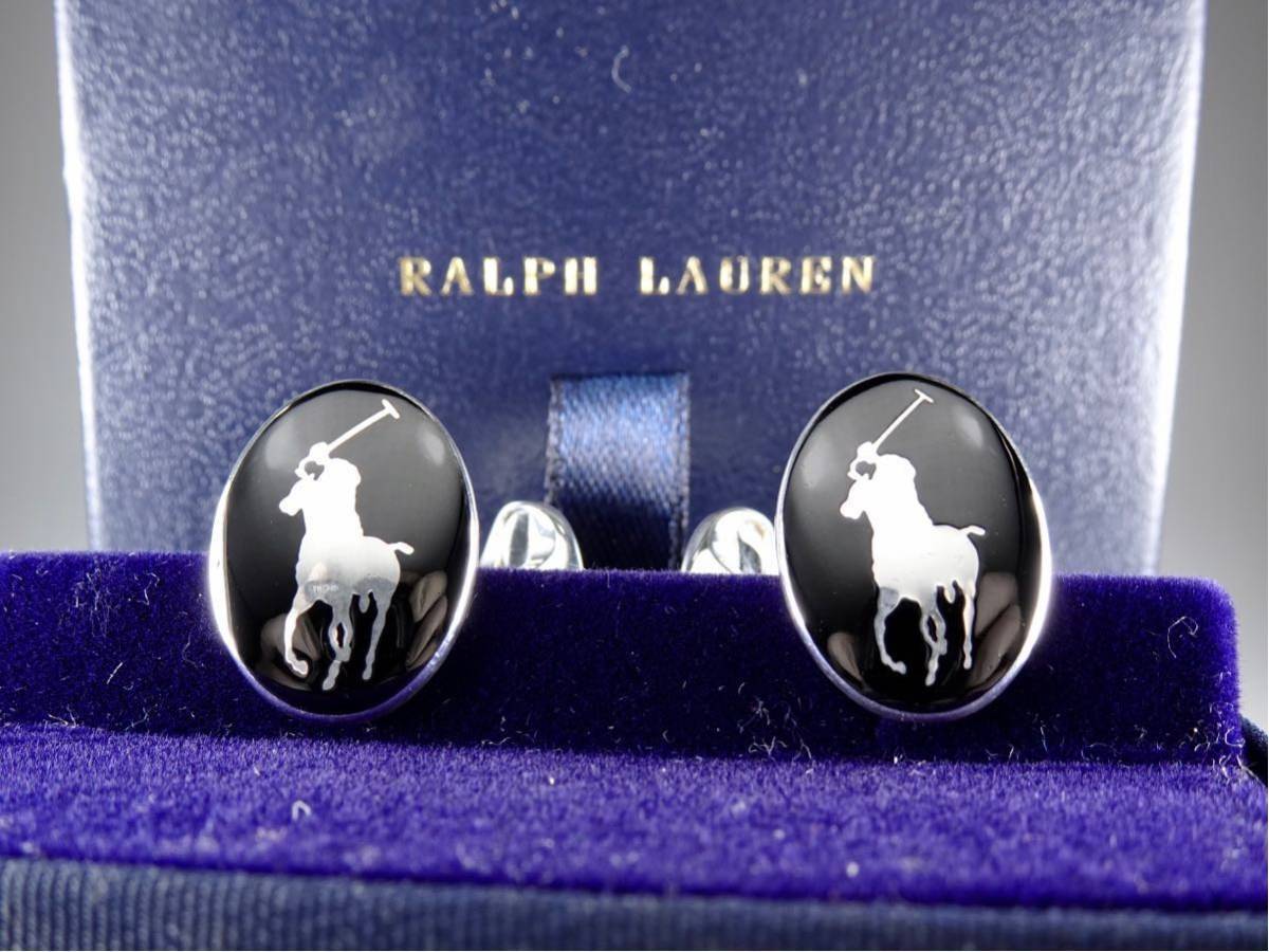 Ralph Lauren SV925 material black silver color hose pattern